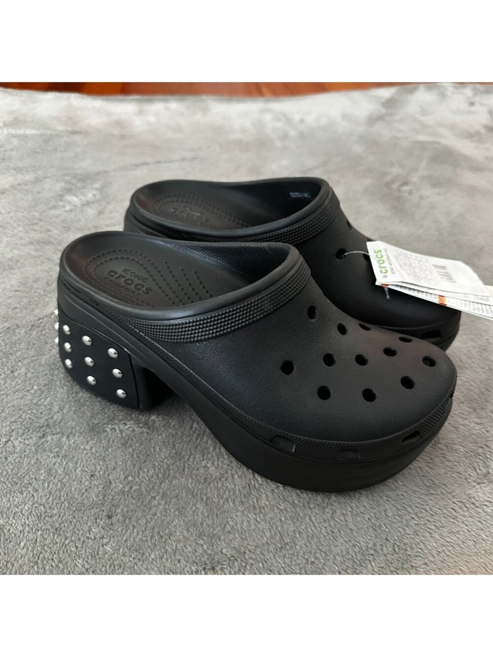 NWT Crocs Siren Studded Platform Clogs Shoes Women's 12 Men's 10